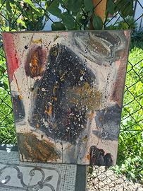 quadro astratto Moiso 50x40 olio su tela