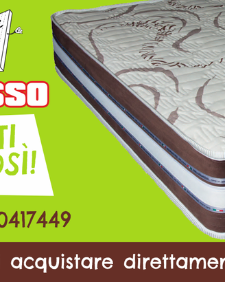 materasso molle isacchettate e memory