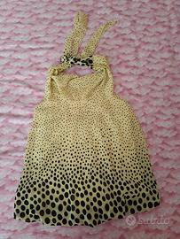 Abitino estivo con schiena scoperta a pois