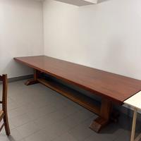 Grande tavolo in noce massello 3,5 m