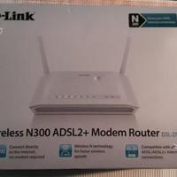 D-LINK wireless N300 adsl2+modem router dsl-2745