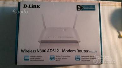 D-LINK wireless N300 adsl2+modem router dsl-2745