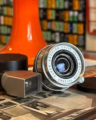 Leitz Wetzlar Super-Angulon 21mm f/4 + mirino 21mm