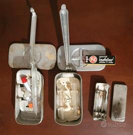 Lotto di 3 Bollitori Portasiringa Vintage