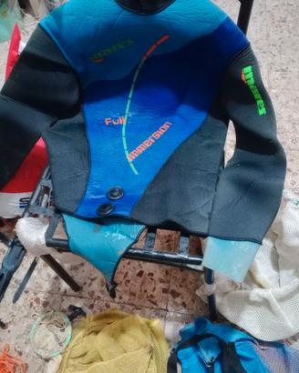 attrezzatura sub Mares  piu' accessori.