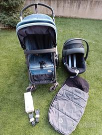 Passeggino Bugaboo più ovetto Cybex