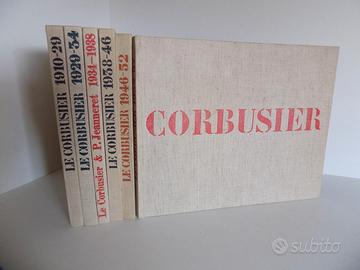 Le Corbusier vol vintage + libri Scarpa Piano etc