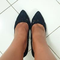 Décolleté Gattinoni Roma in pizzo nero – Tacco 8cm