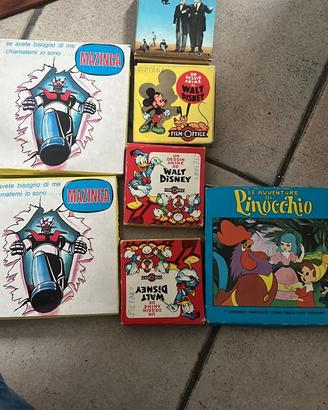 Film super 8 Mazinga walt disney charlot Pinocchio