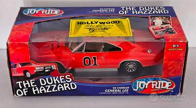 GENERAL LEE CHARGER HAZZARD ERTL 1/18 AUTOGRAFATO