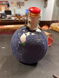 Borraccia in alluminio per alta montagna vintage