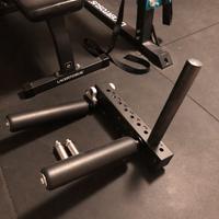 Leg ext + leg curl adattabile a rack Lacertosus.