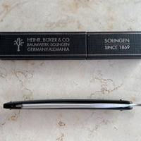 rasoio a mano libera Böker nero 5/8 punta spagnola