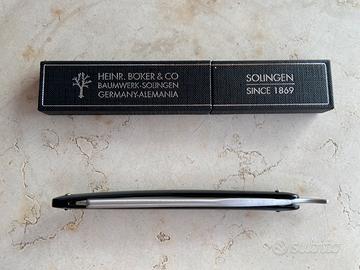 rasoio a mano libera Böker nero 5/8 punta spagnola