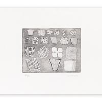 Acquaforte con cornice di Pietro Consagra