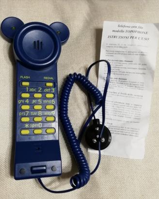 Telefono Topolino con filo modello Topophone