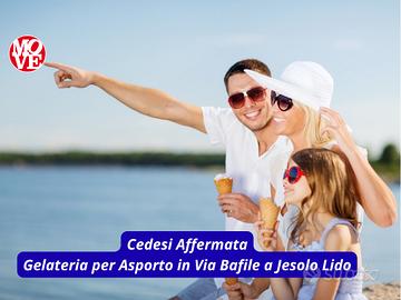 GELATERIA Artigianale in Via Bafile a Jesolo Lido"