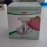 Stampo per hamburger in acciaio per uso alimentare