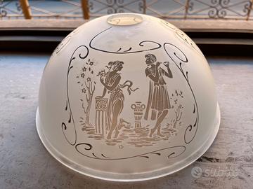 Paralumi a cupola in vetro neoclassico
