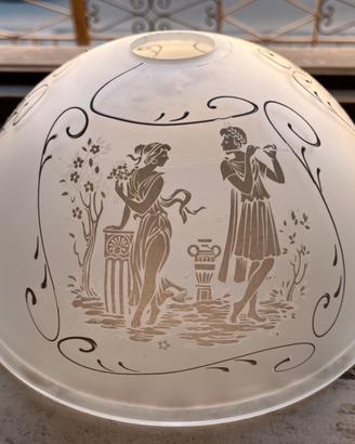Paralumi a cupola in vetro neoclassico