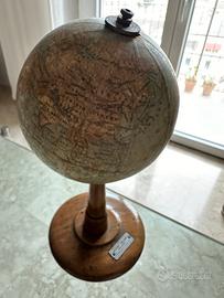 Mappamondo vintage in cartone Antonio Vallardi