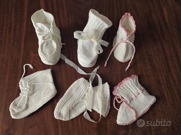 scarpine neonato cotone