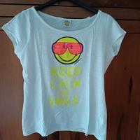 T-shirt donna emoticon Smiley World   taglia L