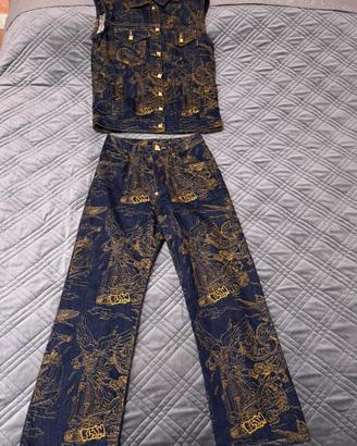 Completo Jeans PHILIPP PLEIN Gilet e Pantalone