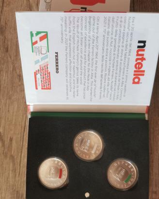 Monete in argento Nutella