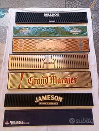 BAR MAT, TAPPETINI IN GOMMA SILICONICA, NUOVI.