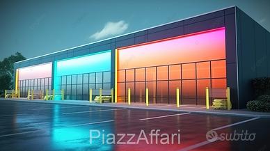 CAPANNONE - NEGOZIO DI MQ 800 FRONTE ROMEA