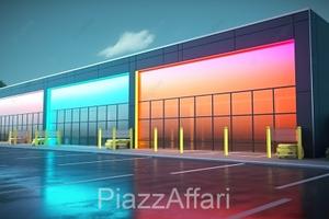 CAPANNONE - NEGOZIO DI MQ 800 FRONTE ROMEA