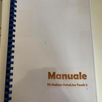 manuale  armonizer TC HELICON VoiveLiveTouch 2