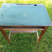 Antico banco scuola in massello