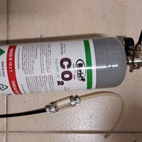 impianto co2 con 4 bombole da 1.3kg