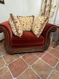 Coppia Poltrone in velluto