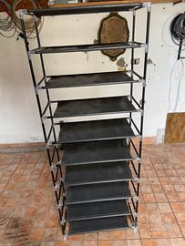 Scaffale scomponibile con copertura