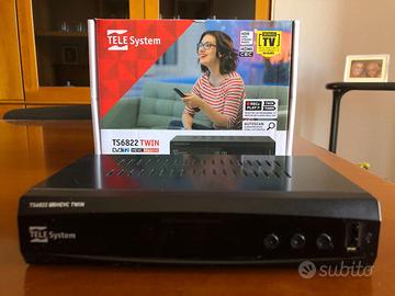 Decoder Digitale Terrestre TS6822 TWIN Tele System
