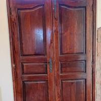 portone legno massello 