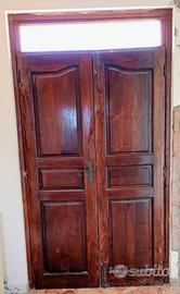 portone legno massello 