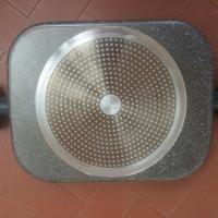 BERGNER Piastra grill bistecchiera allumin VISSANI