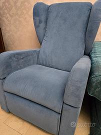 Poltrona disabili relax elettrica con ruote

