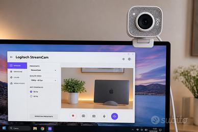 Logitech StreamCam (webcam) - pari al nuovo