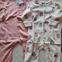 due pigiamini bimba 9/12mesi