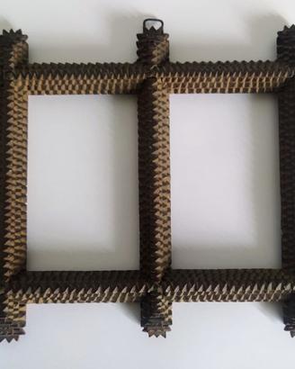 Cornice doppia da parete Tramp Art