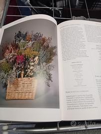 libri  composizioni con fiori 