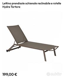 Lettino prendisole