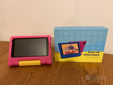 Tablet per bambini con custodia in gomma