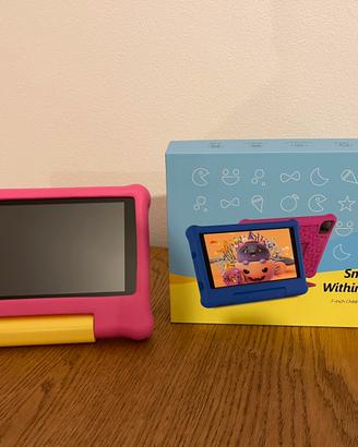 Tablet per bambini con custodia in gomma