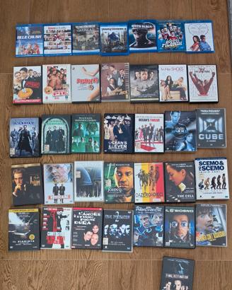 29 DVD + 7 blu ray